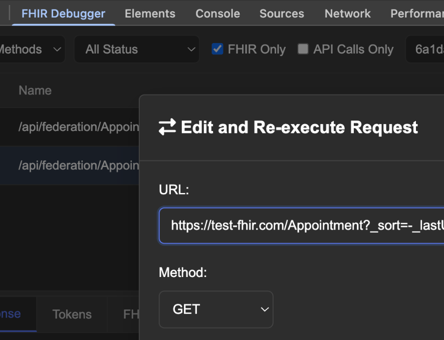 In-Browser Request Execution